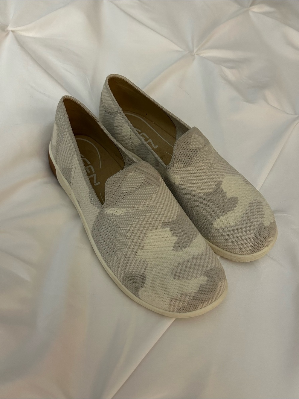 KEEN Women's KNX Knit Slip-On Shoes Sneakers Loafers - Size 8 - Birch